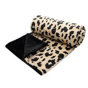 Dog Blanket - Leopard Faux Fur