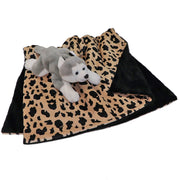 Dog Blanket - Leopard Faux Fur