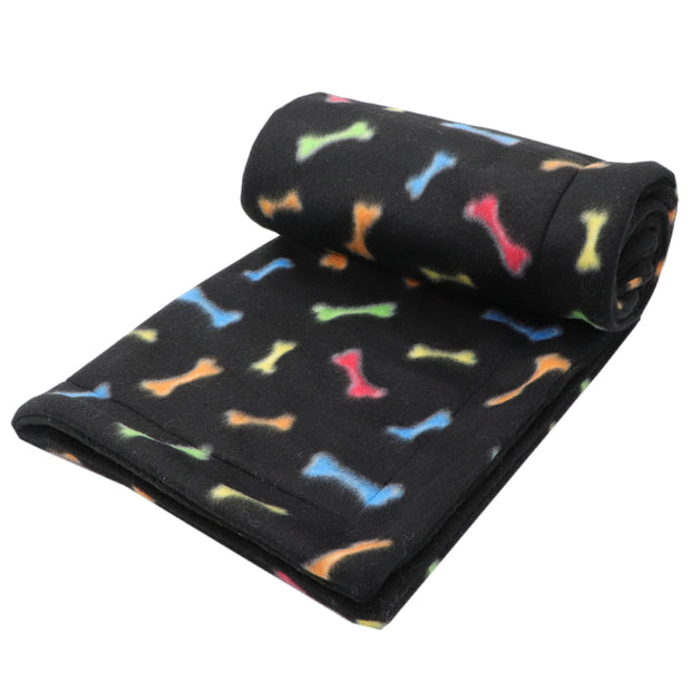 Dog Blanket - Colourful Bones