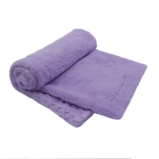 Dog Blanket - Plush Lilac Faux Fur