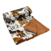 Dog Blanket - Pooches with caramel