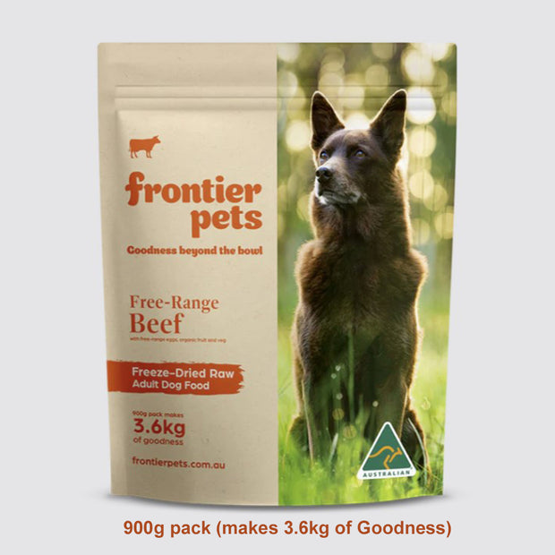 Frontier Pets -  Beef freeze dried raw Dog Food