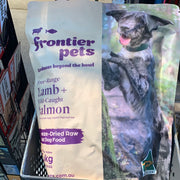 Frontier Pets -  Lamb & Wild Salmon freeze dried raw Dog food