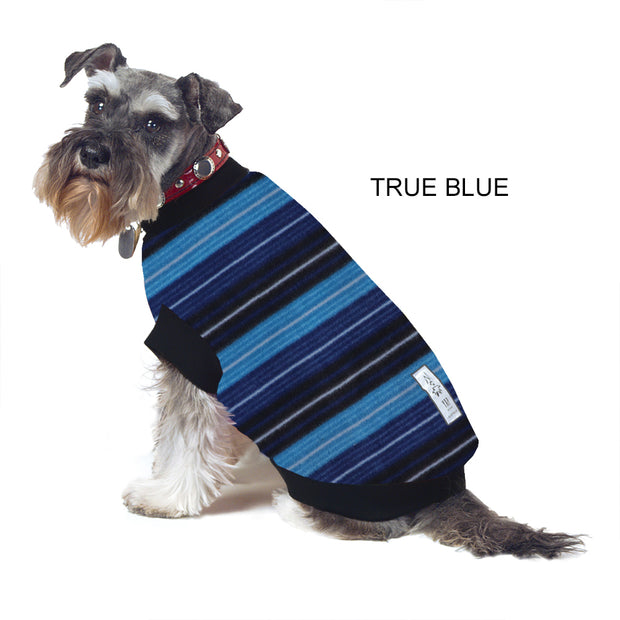 Dog Skivvy - True Blue: polar fleece: made in Australia